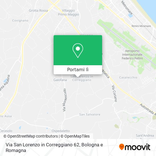 Mappa Via San Lorenzo in Correggiano 62