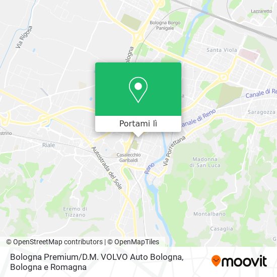 Mappa Bologna Premium / D.M. VOLVO Auto Bologna
