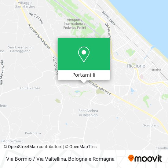 Mappa Via Bormio / Via Valtellina