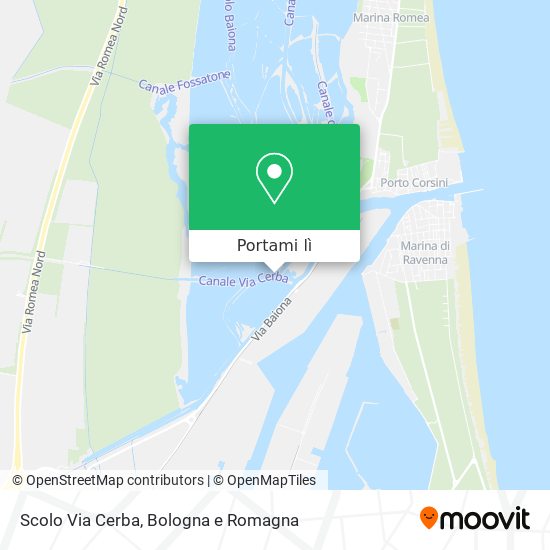 Mappa Scolo Via Cerba