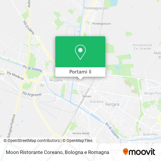 Mappa Moon Ristorante Coreano