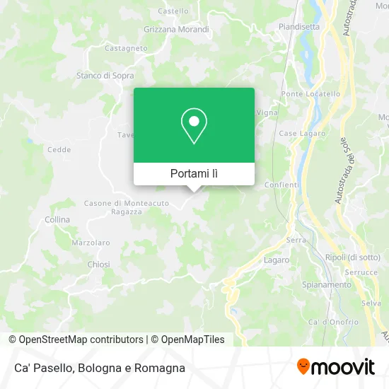 Mappa Ca' Pasello
