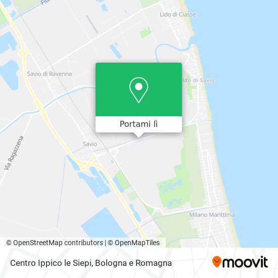 Mappa Centro Ippico le Siepi