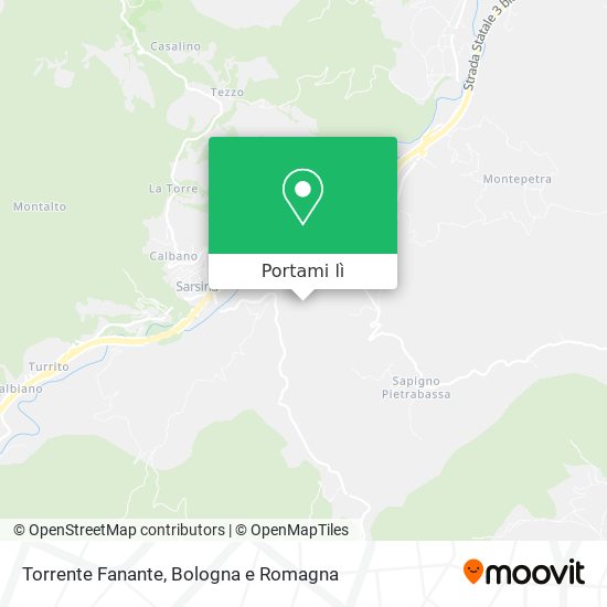 Mappa Torrente Fanante