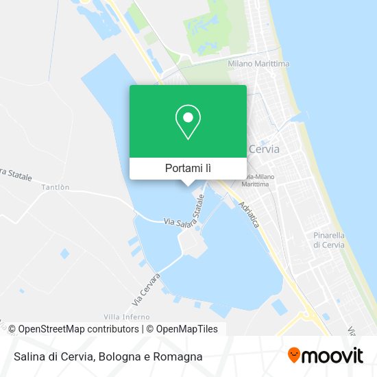 Mappa Salina di Cervia
