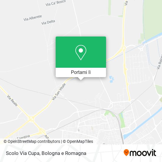 Mappa Scolo Via Cupa