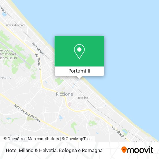 Mappa Hotel Milano & Helvetia