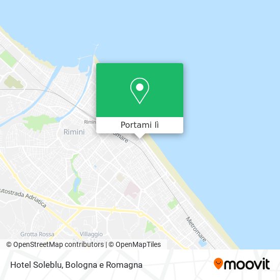 Mappa Hotel Soleblu