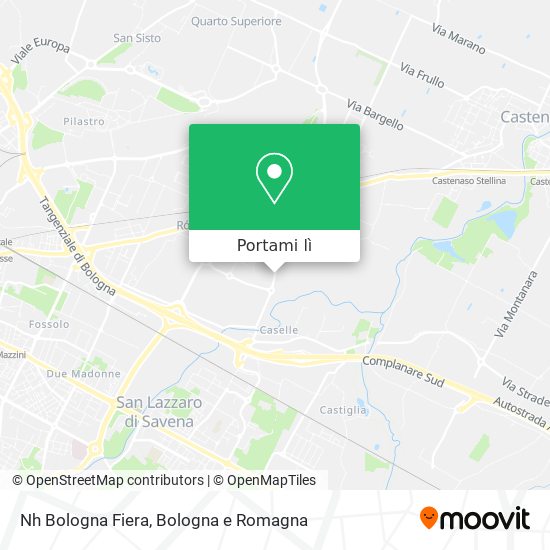 Mappa Nh Bologna Fiera