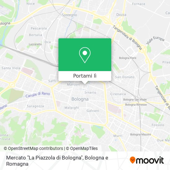 Mappa Mercato "La Piazzola di Bologna"