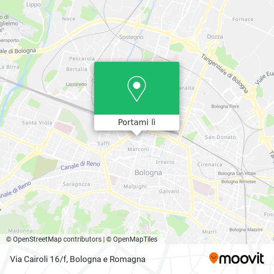 Mappa Via Cairoli 16/f