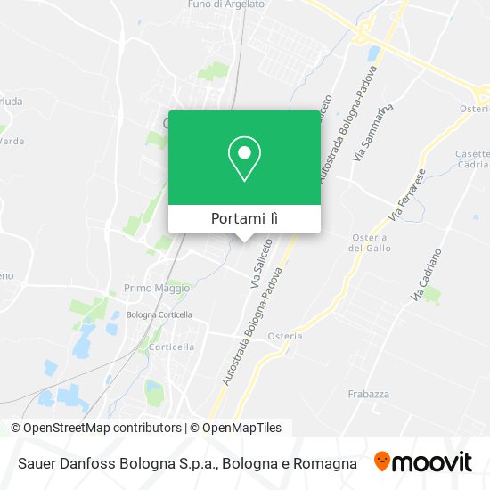 Mappa Sauer Danfoss Bologna S.p.a.