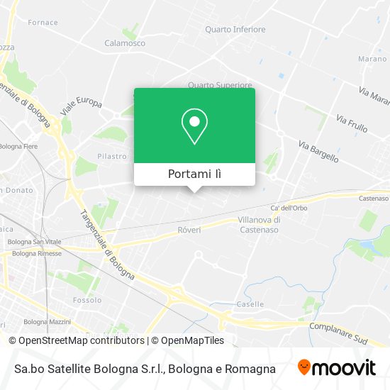 Mappa Sa.bo Satellite Bologna S.r.l.