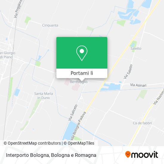 Mappa Interporto Bologna