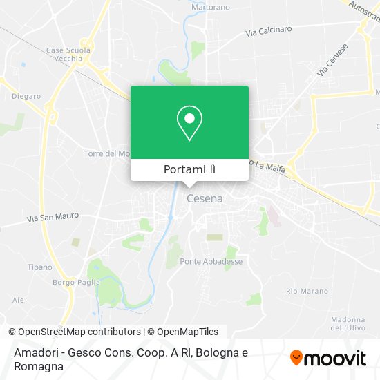 Mappa Amadori - Gesco Cons. Coop. A Rl
