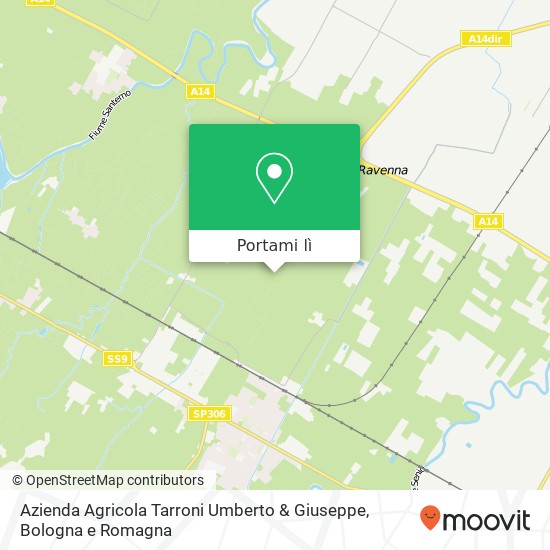 Mappa Azienda Agricola Tarroni Umberto & Giuseppe