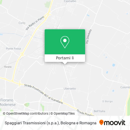 Mappa Spaggiari Trasmissioni (s.p.a.)