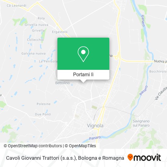 Mappa Cavoli Giovanni Trattori (s.a.s.)
