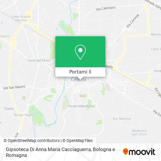 Mappa Gipsoteca Di Anna Maria Cacciaguerra