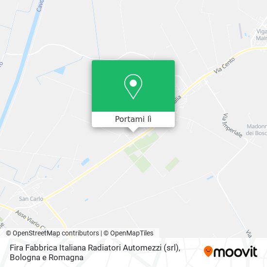 Mappa Fira Fabbrica Italiana Radiatori Automezzi (srl)