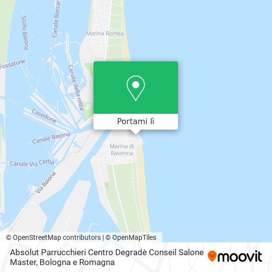 Mappa Absolut Parrucchieri Centro Degradè Conseil Salone Master