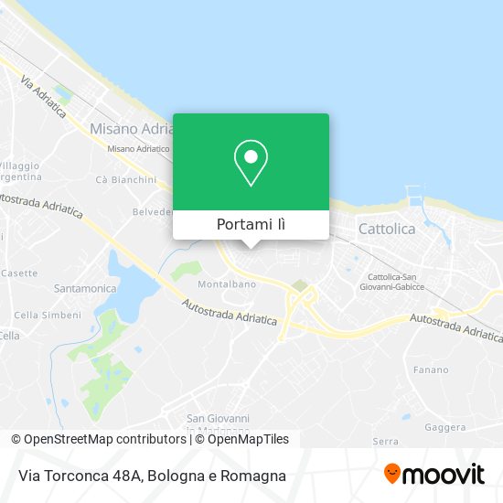 Mappa Via Torconca 48A