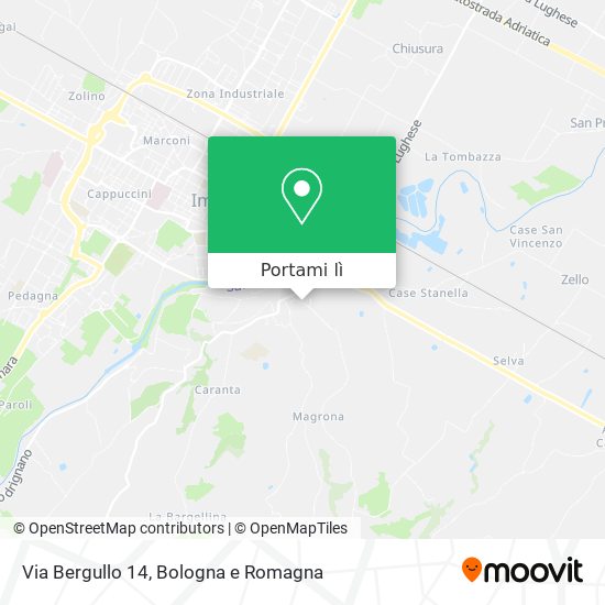 Mappa Via Bergullo 14