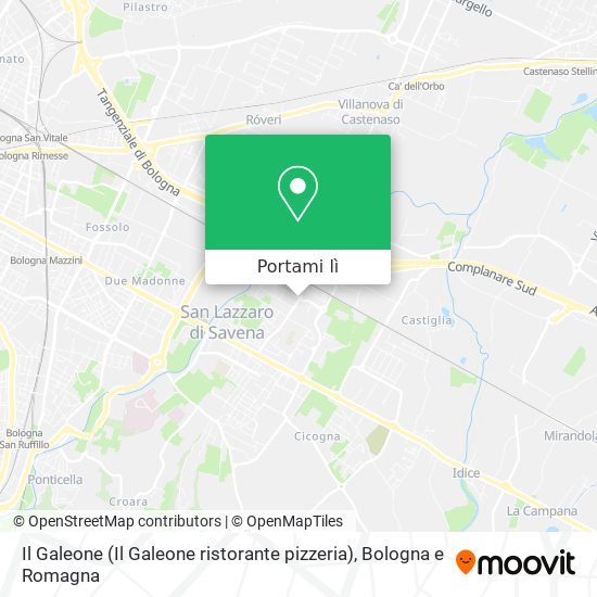 Mappa Il Galeone (Il Galeone ristorante pizzeria)