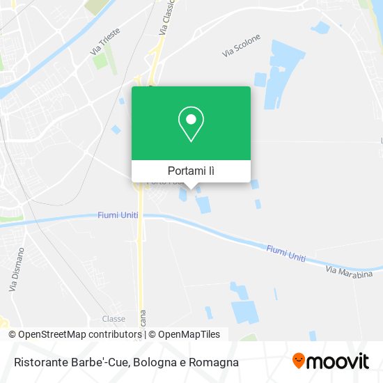 Mappa Ristorante Barbe'-Cue