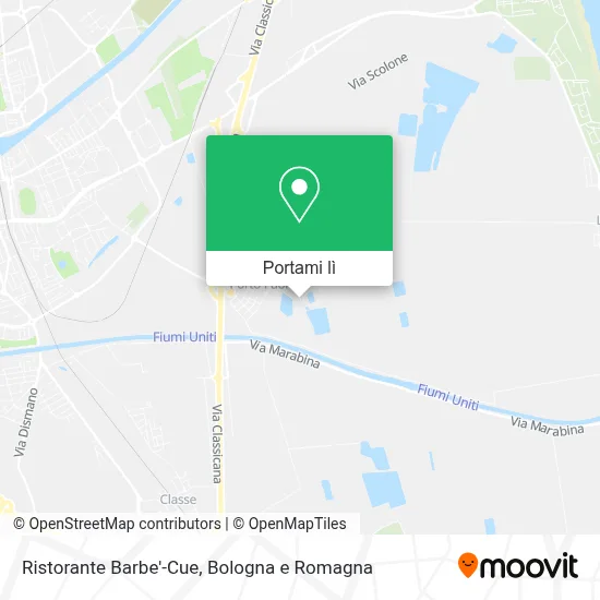 Mappa Ristorante Barbe'-Cue