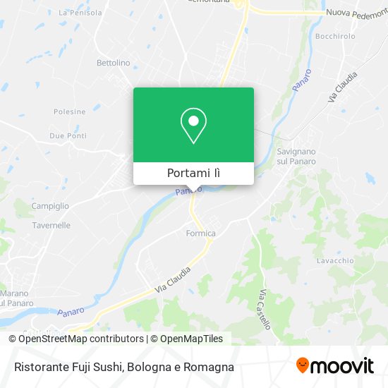 Mappa Ristorante Fuji Sushi