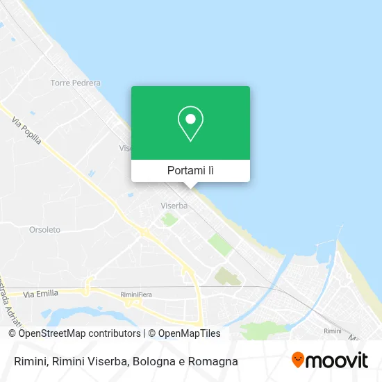 Mappa Rimini, Rimini Viserba