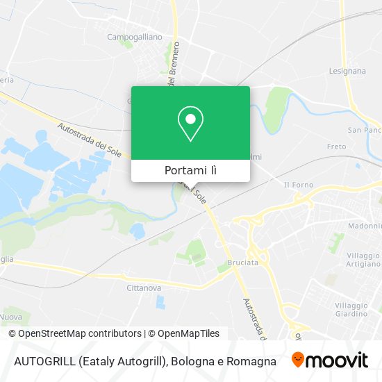 Mappa AUTOGRILL (Eataly Autogrill)