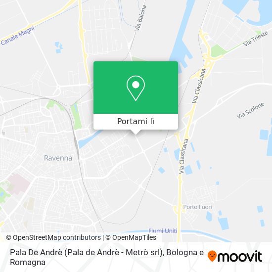 Mappa Pala De Andrè (Pala de Andrè - Metrò srl)