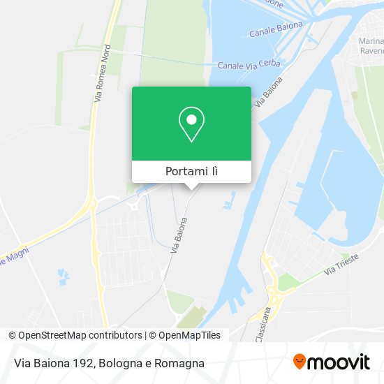 Mappa Via Baiona 192