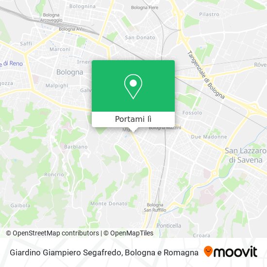 Mappa Giardino Giampiero Segafredo