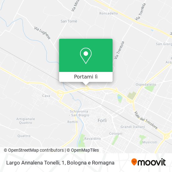 Mappa Largo Annalena Tonelli, 1
