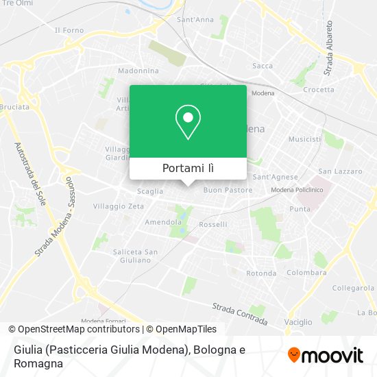 Mappa Giulia (Pasticceria Giulia Modena)