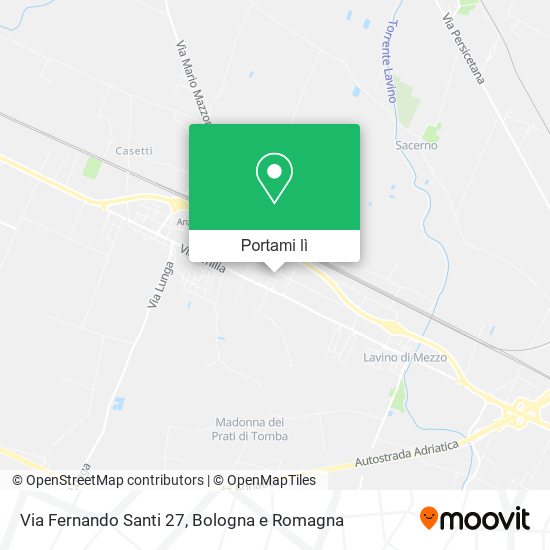 Mappa Via Fernando Santi 27