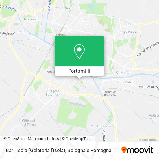 Mappa Bar l'Isola (Gelateria l'Isola)