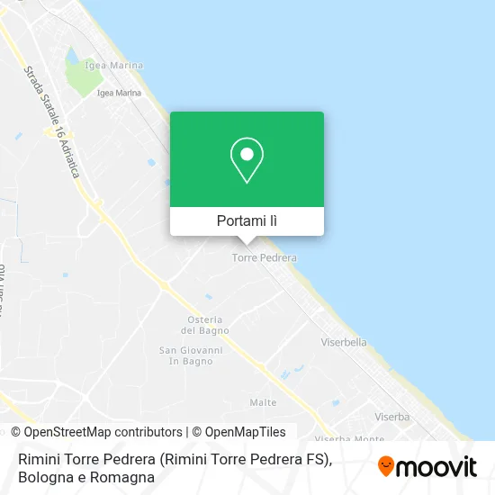 Mappa Rimini Torre Pedrera