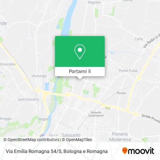 Mappa Via Emilia Romagna 54/S