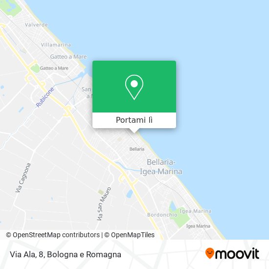 Mappa Via Ala, 8