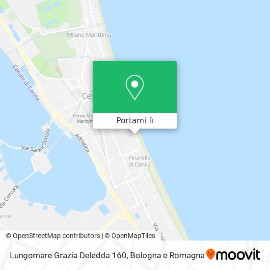 Mappa Lungomare Grazia Deledda  160