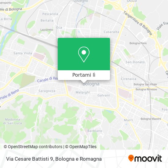 Mappa Via Cesare Battisti 9