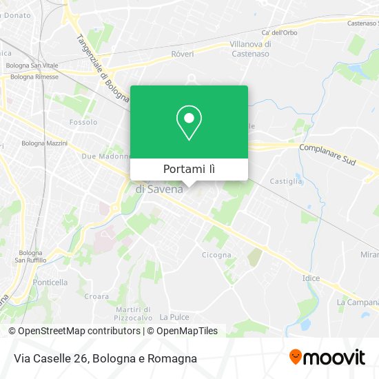 Mappa Via Caselle  26