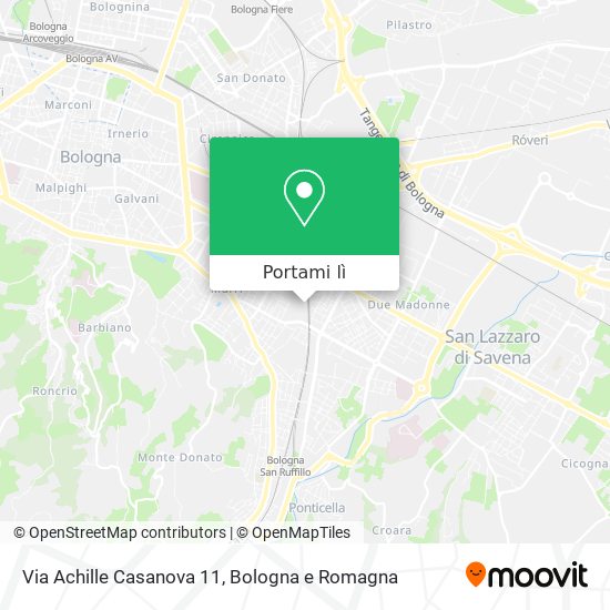 Mappa Via Achille Casanova  11