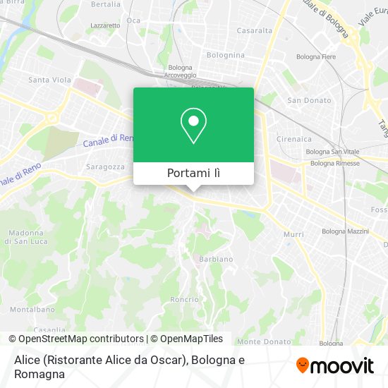 Mappa Alice (Ristorante Alice da Oscar)