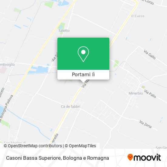 Mappa Casoni Bassa Superiore