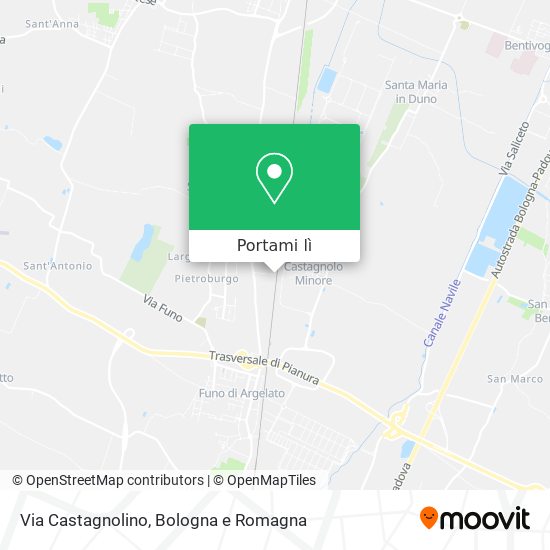 Mappa Via Castagnolino